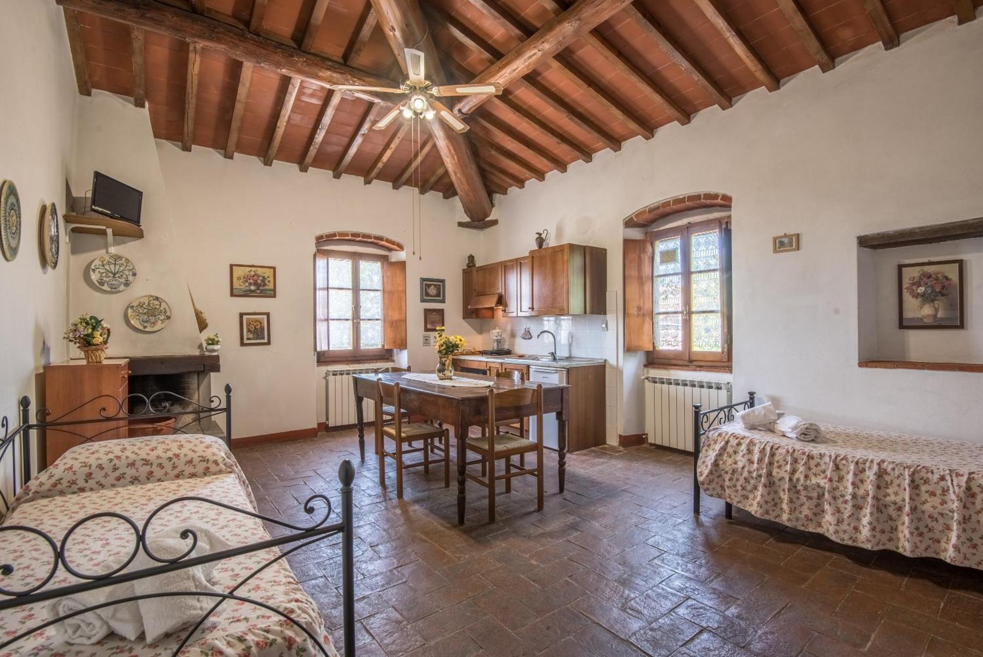 Villa Poggio Primo - Bilocale Brando à Castiglion Fibocchi Extérieur photo
